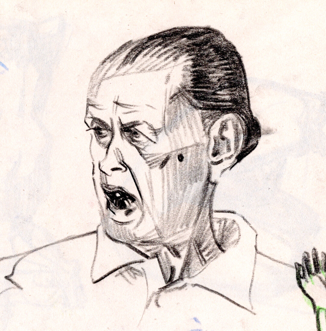 Charcoal on paper.<br>
5.75 x 6 in.<br><br>
<a href="https://portfolio.christianfrederiksen.com/product/crank-2022/">Buy Original</a><br><br>