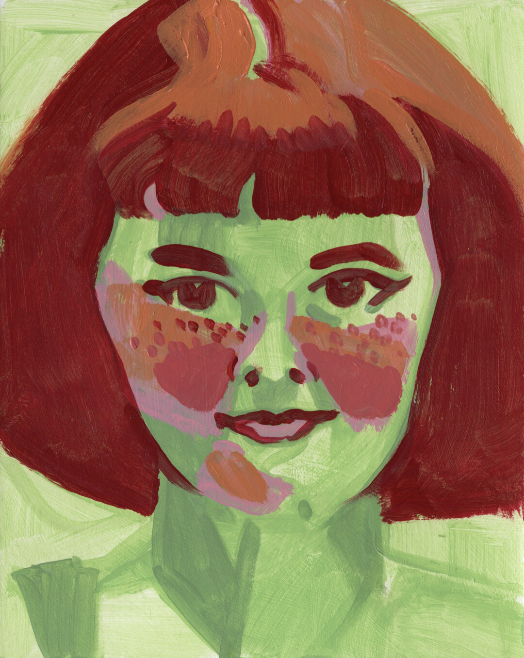 Acrylic on illustration board.<br>
10 x 8 in.<br><br>
<a href="https://portfolio.christianfrederiksen.com/product/mira-2023/">Buy Original</a><br><br>