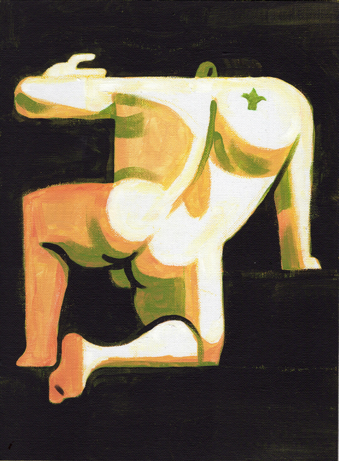 Acrylic on canvas panel.<br>
12 x 9 in.