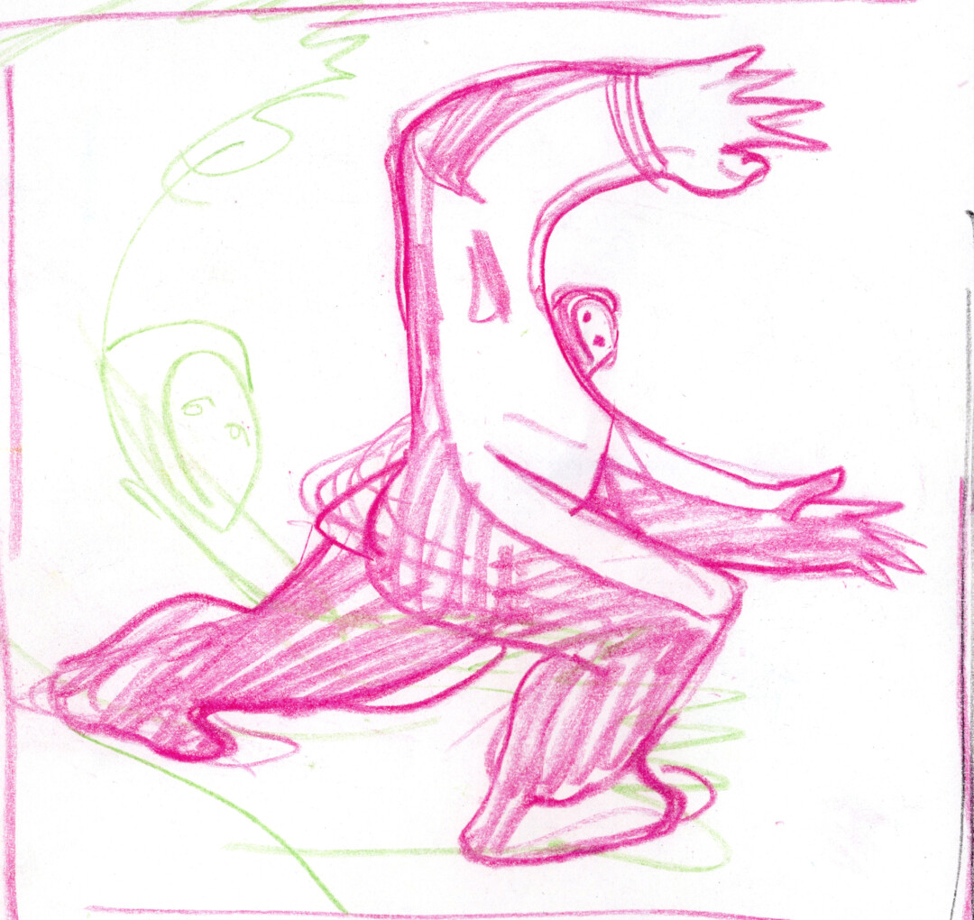 Chalk pastel on paper.<br>
7.2 x 7.6 in.<br><br>
<a href="https://portfolio.christianfrederiksen.com/?post_type=product&p=1609&preview=true">Buy Original</a><br><br>