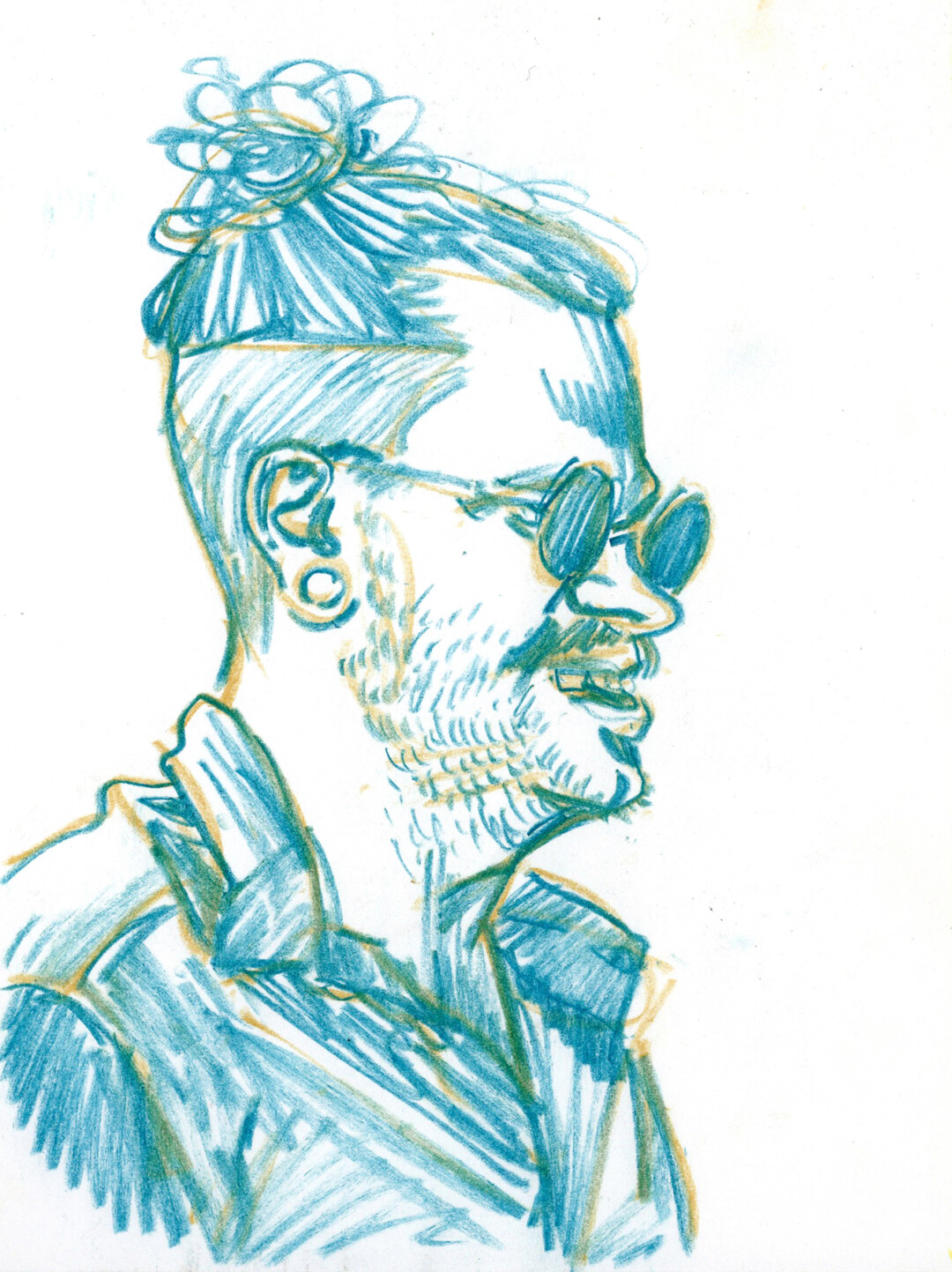 Chalk pastel on paper.<br>
7 x 5 in.<br><br>
<a href="https://portfolio.christianfrederiksen.com/product/head-study-2023029-2023/">Buy Original</a><br><br>