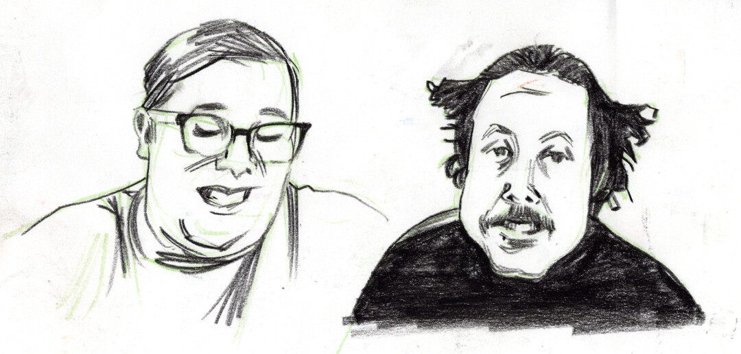 Charcoal on paper.<br>
5.2 x 10.9 in.<br><br>
<a href="https://portfolio.christianfrederiksen.com/product/unicultists-2022/">Buy Original</a><br><br>